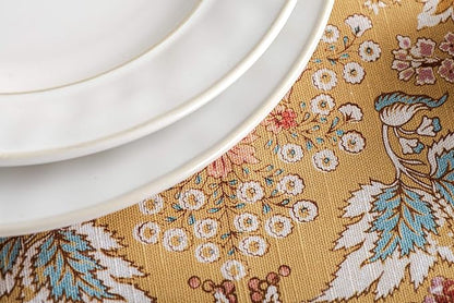Maison d' Hermine Table Cloth Rectangle Table 100% Cotton 70 x 120 Inches Tablecloth Reusable Decorative for Dining Room Farmhouse Home Valentines Day Decorations Spring Summer - Marquise