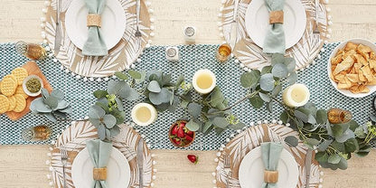 DII Woven Basics Collection 100% Cotton Knit Table Runner - Image 5