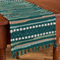 Park Designs Rainforest Chindi Table Runner 13" x 36" | Cotton | Tassel Fringe by ParkDesigns