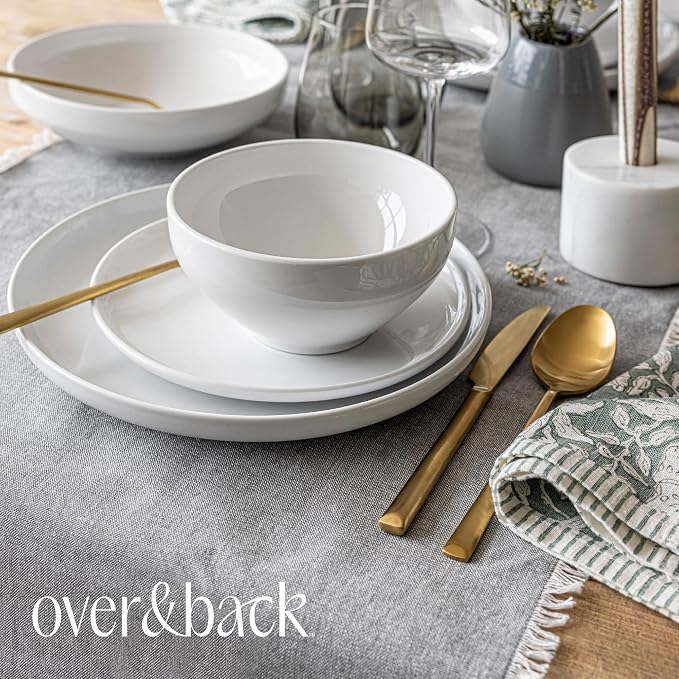 Over&Back 18x108 Woven Frayed Chambray Cotton Table Runner - Image 7