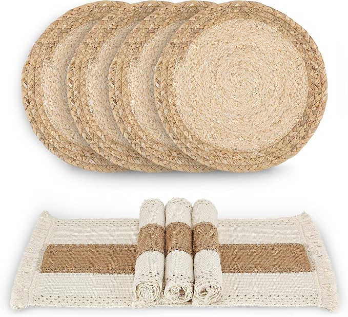 Handmade Boho Placemats Set of 4 by Zology