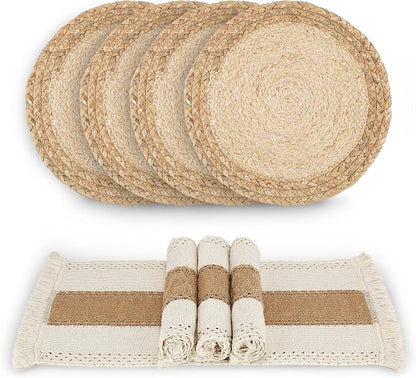 Handmade Boho Placemats Set of 4 by Zology