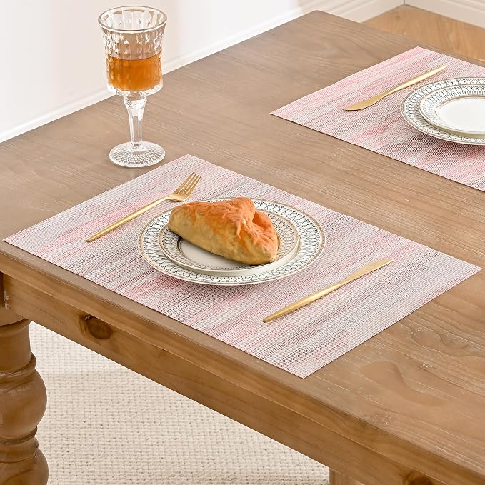 Leetaltree Misty Rose Placemats Set of 6 - Image 7