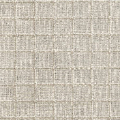 Artisanal Grid Linen Table Runner, 13x72 Inches Ivory | Heavy Textured - Image 7