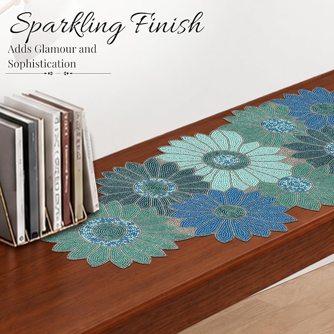 Beaded Table Runner 13x36 Inch - Image 9