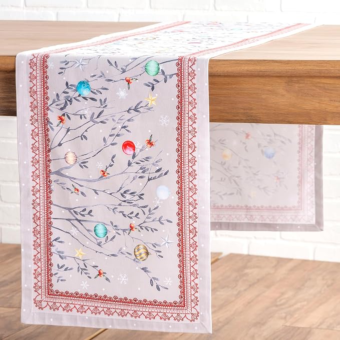 Maison d' Hermine Table Runner 100% Cotton 14.50" x 72" | Table Runners 72 - Image 8