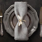 Decozen Set of 8 White Gold Napkin Rings in Dragonfly Design Festive Table Decor Setting for Holiday Wedding, Birthday, Kitchen, Home Decor Housewarming Gift - Mothers Day Decorations