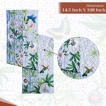 Maison d' Hermine Table Runner 100% Cotton 14.50" x 108" | Table Runners 108 - Image 4