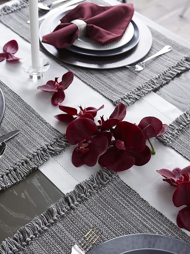 DII Variegated Tabletop Collection, Placemat Set3x19, 6 Piece - Image 4