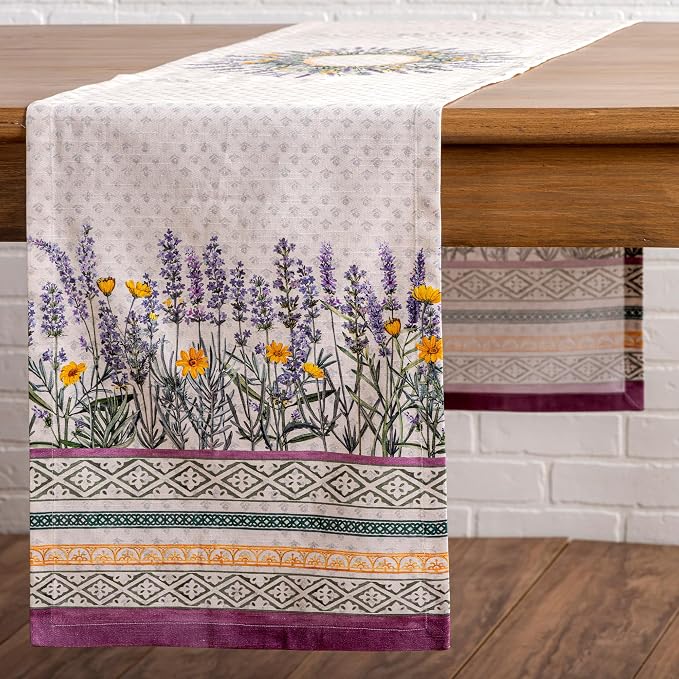 Maison d' Hermine Table Runner 100% Cotton 14.50" x 72" | Table Runners 72 - Image 8