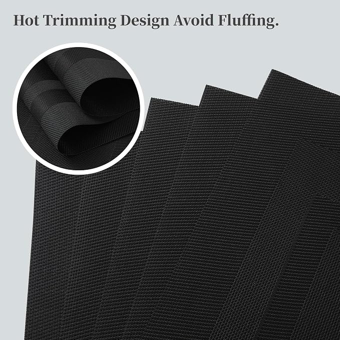 Leetaltree Black Frame Placemats Set of 24 - Image 4