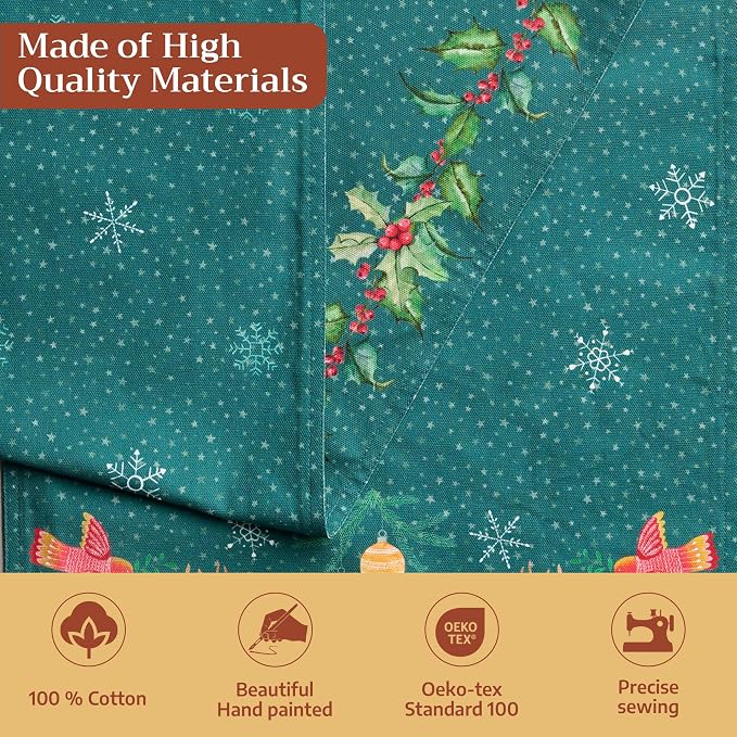 Maison d' Hermine Table Runner 100% Cotton 14.50" x 72" | Table Runners 72 - Image 3