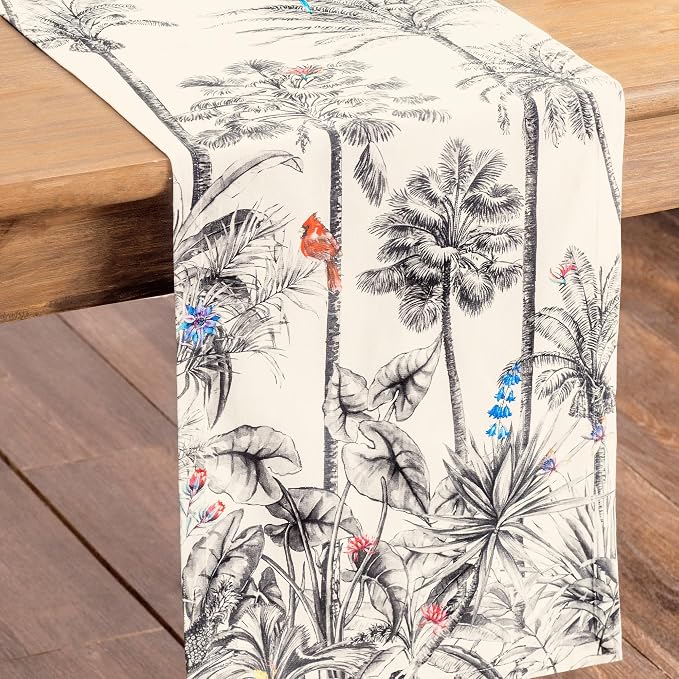 Maison d' Hermine Table Runner 100% Cotton 14.50" x 48" | Table Runners 48 - Image 9