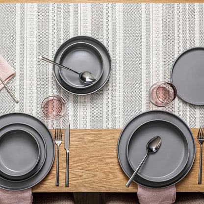 Over&Back 18x90 Reversible Striped Table Runner - Image 9