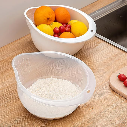 Japanese Rice Strainer Quinoa Washing Bowl Small Grains Washer Cleaner | - Image 6