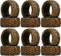 CLEENTABLE Decorative Jute Napkin Ring, Cane Napkin Rings Set of 12 - Hand Woven Napkin Holders for Farmhouse, Rustic, Holiday, Wedding, Easter, Thanksgiving, Xmas, Boho & Fall Table Décor (Walnut)