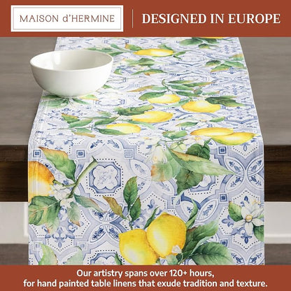 Maison d' Hermine Table Runner 100% Cotton 14.50" x 108" | Table Runners 108 - Image 2