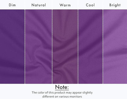 Ruvanti Cloth Napkins Set of 4, 18x18 Inches Napkins Cloth Washable, Soft, Durable, Absorbent, Cotton Blend. Table Dinner Napkins Cloth for Hotel, Lunch, Restaurant, Wedding Parties - Purple