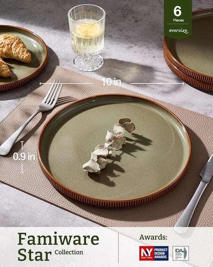 famiware Star 10/8 inches Dinner Plates Set - Image 3