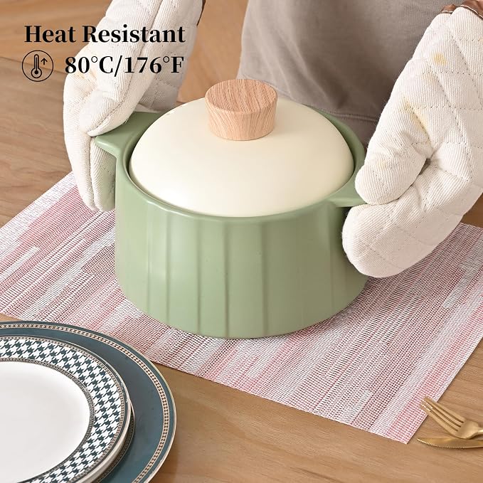 Leetaltree Misty Rose Placemats Set of 12 - Image 5