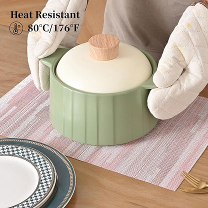 Leetaltree Misty Rose Placemats Set of 8 - Image 4