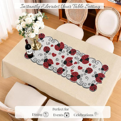 Beaded Table Runner 13 x 36 Inch - Image 5
