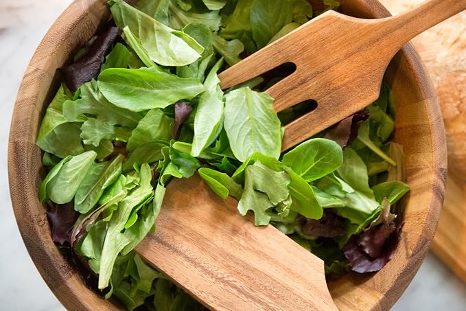 Ironwood Gourmet Extra Large Salad Utensil Set, 2.75 x 2.75 x 13 inches - Image 6