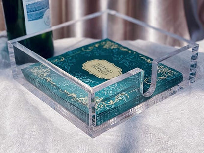 Acrylic Luncheon Napkin Holder, Decorative Napkin Tray - Image 4