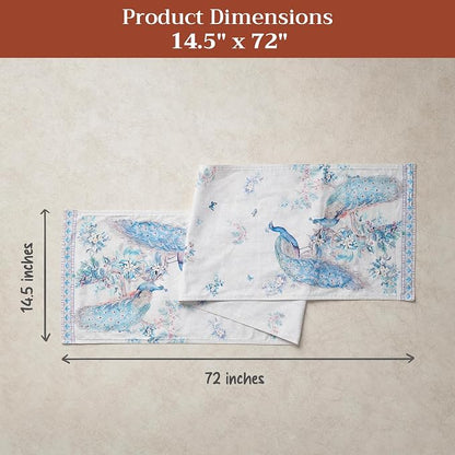 Maison d' Hermine Table Runner 100% Combed Cotton 14.5"x72" | Table Runners 72 - Image 5