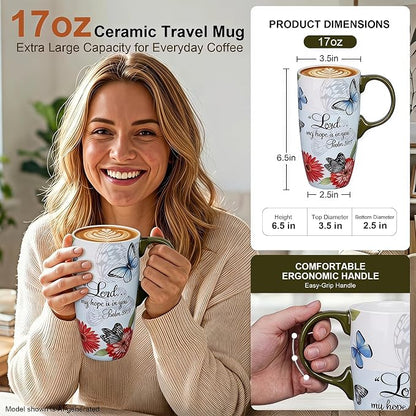 Topadorn 17oz Ceramic Travel Mug - Image 2