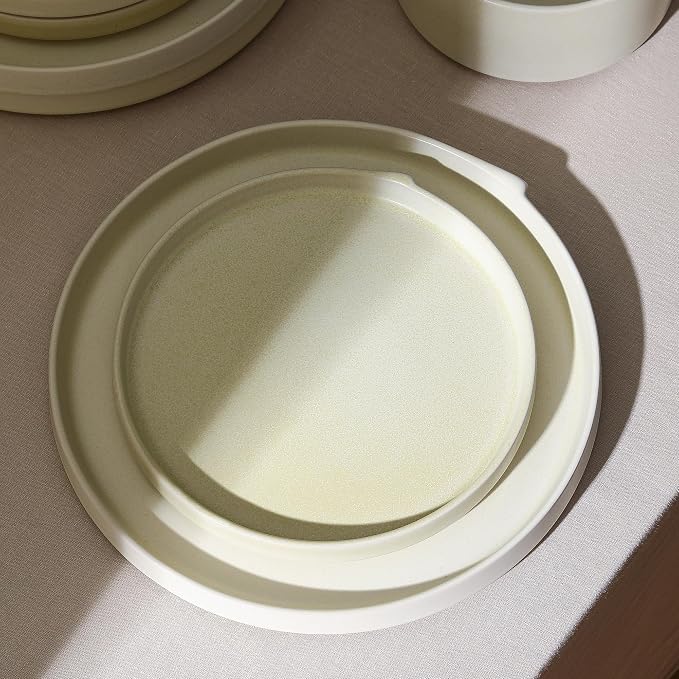 Stone Lain Bao 4-Piece Salad Plate Set Stoneware - Image 3