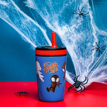 Zak Designs Marvel Spider-Man Kelso 12oz Leak-Proof Toddler Straw Cup - Image 2