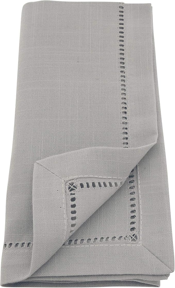 SARO LIFESTYLE Hemstitched Border Dinner Napkin - Image 3