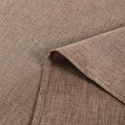 Hiasan 2 Pack Faux Linen Rectangle Tablecloth - Wrinkle and Stain Resistant Washable Table Cloth for Kitchen Dining Room Holiday Table Cover for Party Dinner, Khaki, 60 x 120 Inch