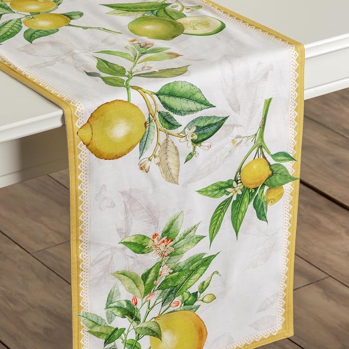Maison d' Hermine Table Runner 100% Cotton 14.50" x 72" | Table Runners 72 - Image 9