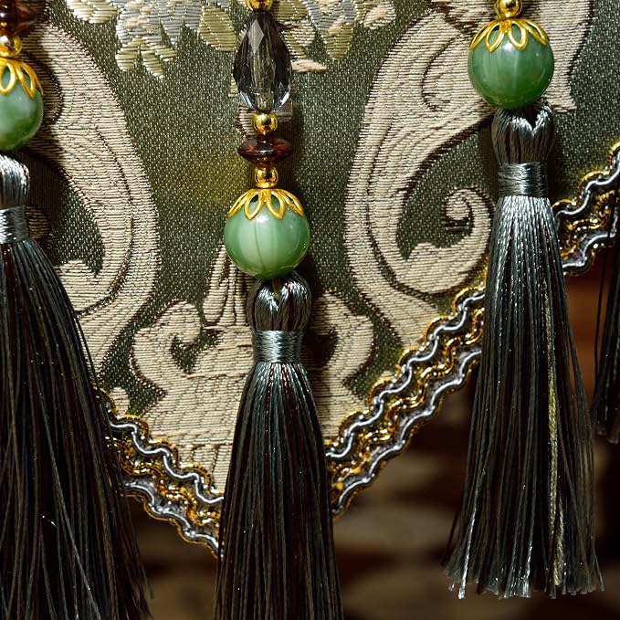 Extra Luxury Velvet Green Table Runner 72 Inches Long - Image 2