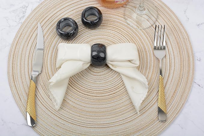 Marble Napkin Rings, Napkin Holder - Image 5
