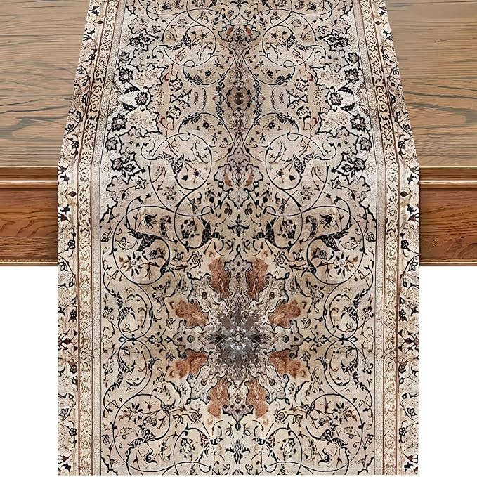 Snycler Table Runner Boho Table Runners Vintage Elegant Farmhouse Table Center by Snycler