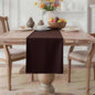 MEANMOY Brown Table Runner 72 Inches Long Waterproof Washable Table Runners | by MEANMOY