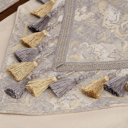 Loom and Mill Luxury Elegant Damask Table Runner 72 inches Long, 13x72 inch - Image 5