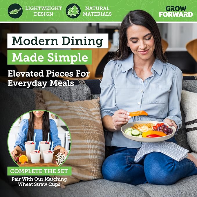 Grow Forward Premium Wheat Straw Plates - Image 5