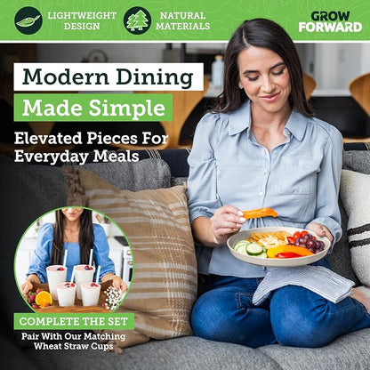 Grow Forward Premium Wheat Straw Plates - Image 5