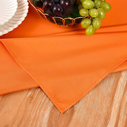 MEANMOY Orange Table Runner 72 Inches Long Waterproof Table Runners | Washable - Image 5