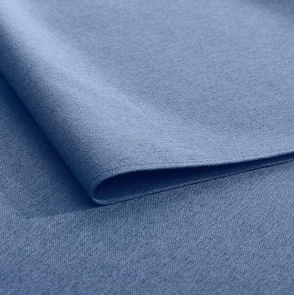Vintage Blue Cotton Table Runner 13 x 72 in Long Farmhouse Style | Blue Table - Image 6