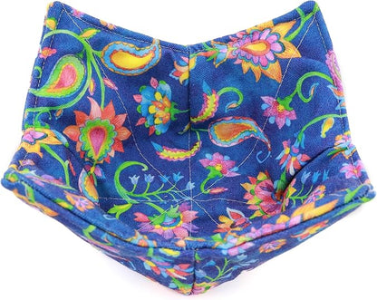 Cotton Microwavable Bowl Cozy, Microwave-Safe Hot Bowl Holders, Soup Bowl Cozy - Image 5