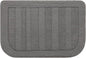 BEQHAUSE 24x36 Inch Kitchen Rug Mat Durable Kitchen Rugs Non-Slip Washable Absorbent Kitchen Mats for Floor Dirt-Resistant Semicircular Kitchen Mat (Grey)