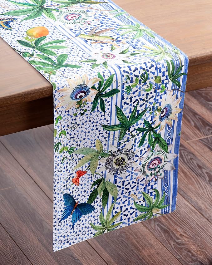 Maison d' Hermine Table Runner 100% Cotton 14.50" x 72" | Table Runners 72 - Image 7