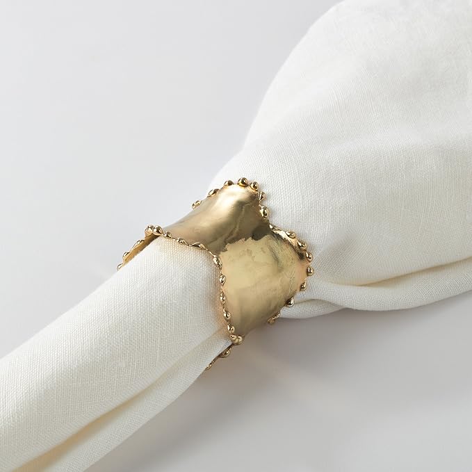 Saro Lifestyle Classic Design Napkin Rings - Image 3