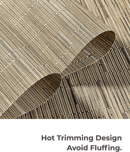 Leetaltree Light Brown Placemats Set of 12 - Image 7