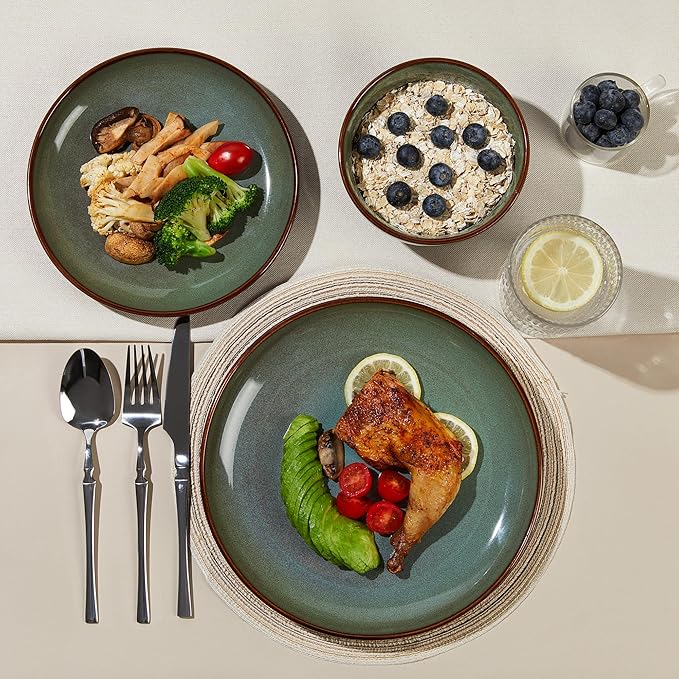 Stoneware Dinnerware Sets Service - Image 5